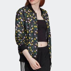 Adidas Originals AOP Floral Track Women's Full Zip Winter Jacket M